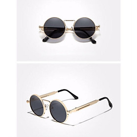 Kính râm Mắt Tròn Thời Trang Ulzzang Hàn Quốc Cao Cấp + Tặng Phụ Kiện