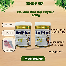 Combo 2 hộp Nuti Enplus Gold 900 Gr : sữa bổ sung dinh dưỡng hàng ngày cho người trưởng thành