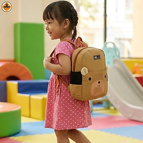 Balo mầm non gấu nâu TNBags – Balo mầm non siêu nhẹ giá rẻ, thiết kế dễ thương cho bé TN.B3022