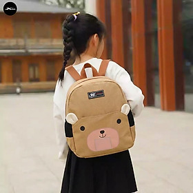 Balo Mầm Non TNBags Gấu Nâu TN.B3022 - Balo Cho Bé Trai Bé Gái Đi Học Mẫu Giáo, Siêu Nhẹ, Thiết Kế Hình Thú Đáng Yêu