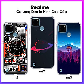 Ốp Lưng Realme C21Y C20 C15 C17 C3 C3S C2 C3i C2s C11 C25 C21 C1 C25S Silicone Nhựa Dẻo In Hình Nhiều Mẫu - Hàng Chính Hãng