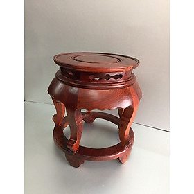Mua Đôn gỗ hương  kê đồ phong thuỷ   kê lục bình mặt 32x32cm cao 38cm  KH2883