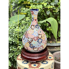 Mua Bình Bách Hoa Cổ Nhỏ Gốm Sứ Nam Bộ Trang Trí Decor Cấm Hoa