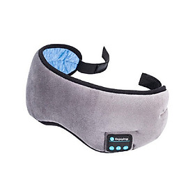 BT Sleep Mask Wireless Music Goggles Eye Cover Wirelessly Headphones with Microphone Calling Handsfree Soft Adjustable