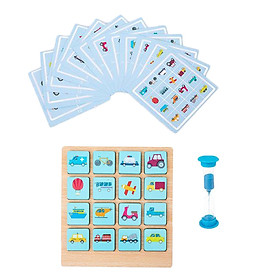 Wooden Memory Chess Game Kid Educational Intelligent  Game Toy