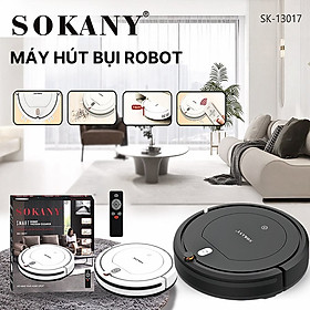 Robot hút bụi lau sàn thông minh SOKANY SK-13017 máy hút bụi dành cho gia đình, điều khiển từ xa, hút bụi tự động - HÀNG CHÍNH HÃNG - DELIYA