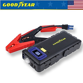 Bộ kích ắc quy ô tô kiêm sạc dự phòng Goodyear GY-5230 dòng điện DC 12V/1600A(Max), dung lượng pin 16000mAh - Hàng Nhập Khẩu