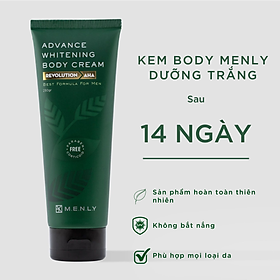 Kem dưỡng trắng cơ thể body Menly (250g)