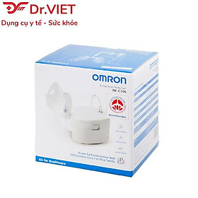 Máy xông mũi họng Omron NE-C106 [Hàng chính hãng] - Hỗ trợ đường hô hấp hiệu quả, an toàn cho trẻ em