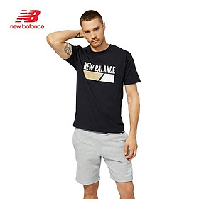 Hình ảnh Áo thun thời trang nam New Balance LIFESTYLE T-SHIRT M BLACK - MT23901BK (form quốc tế)