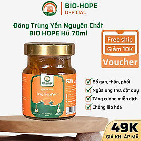 Hũ Đông Trùng Yến Nguyên Chất BIO HOPE Hỗ Trợ Điều Tiết Đường Huyết