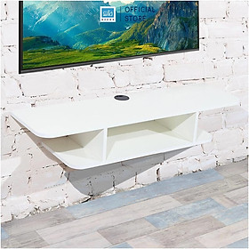 Kệ Trang Trí Tivi 2 Tầng Hiện Đại Nhỏ Gọn, Có 02 Nắp Luồn Dây Điện Thương Hiệu SIB Decor TV75