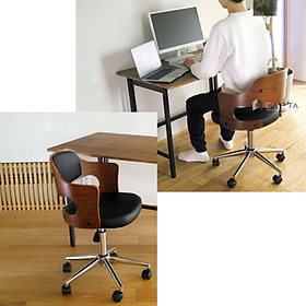 Mua Ghế tư vấn ghế kỹ thuật viên có bánh xe CB2301-3P Nội thất Capta Ghế quầy ghế tiếp khách thân gỗ polywood nệm PVC chân xoay nâng hạ độ cao linh hoạt