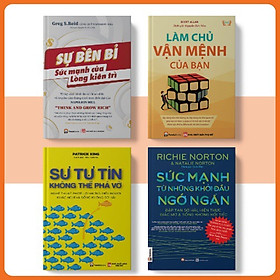 Sách PANDABOOKS combo 4 cuốn Sự bền bỉ+Làm chủ vận mệnh+Sự tự tin không thể phá vỡ+Sức mạnh từ những khỏi đầu ngớ ngẩn