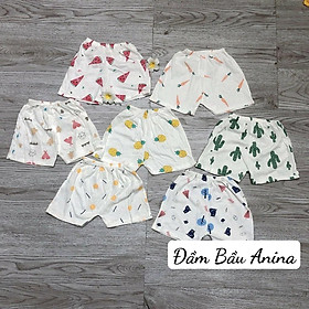 Quần đùi cotton giấy cho bé yêu