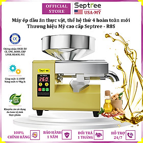 Mua Máy ép dầu ăn thực vật thế hệ thứ 4 hoàn toàn mới thương hiệu Mỹ cao cấp Septree R8S - Hàng nhập khẩu