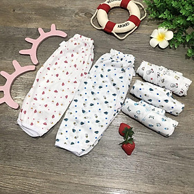 Quần dài bình sữa cotton cho bé sơ sinh 0-10kg, hàng mền và đẹp