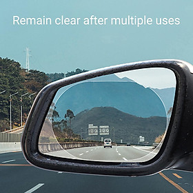 Rainproof Film For Car Rear-View Mirror Waterproof Anti-Fog Anti-Glare Anti-Flash Mirror Protective Film