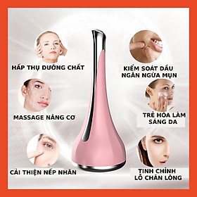 Máy massage mặt đa năng cầm tay THÚC ĐẨY THẢI ĐỘC DA- NGỪA MỤN- CẢI THIỆN NẾP NHĂNThiết kế sang trọng, Nhỏ gọn