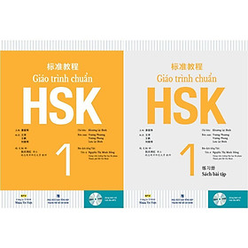 Sách - Giáo Trình Chuẩn HSK 1 - Sách Bài Học + Bài Tập - Combo 2 Cuốn - Nhân Trí Việt