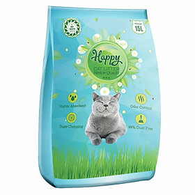 Cát Vệ Sinh Happy Cat Hương Cà Phê Kun Miu 15L