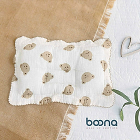 Mua  Sơ sinh  Gối Xô Organic Muslin chống bẹp đầu loại mỏng phù hợp cho bé sơ sinh - Hãng Boona