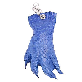 Móc khóa da cá sấu Huy Hoàng màu xanh dương HC8234
