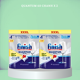 Combo 3 hộp viên rửa bát finish quantum 36 viên - dùng cho máy rửa bát