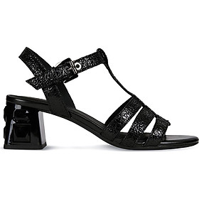 Giày Sandals Nữ GEOX D SEYLA S.M.PLUS A BLACK