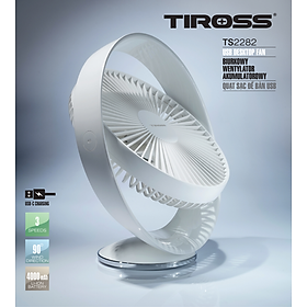 Mua Quạt sạc để bàn USB Tiross TS2282 - Hàng chính hãng