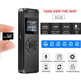 Mua ROGTZ - Máy Ghi Âm Chuyên Nghiệp V91 Chip Xử Lý ATJ21275 Bộ nhớ 8Gb Loa ngoài Mic Thu Âm Kép Định dạng Nhiều chế độ ghi âm Ghi MP3/Wav Hỗ trợ Thẻ Nhớ Ngoài Màn hình LCD Pin 410mAh Thời gian Ghi 581 Giờ Mật Khẩu Bảo Vệ Hỗ trợ Đa Ngôn Ngữ - Hàng Chính Hãng