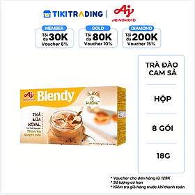 Trà sữa Royal Blendy 144g/Hộp (1 Hộp 8 Gói)