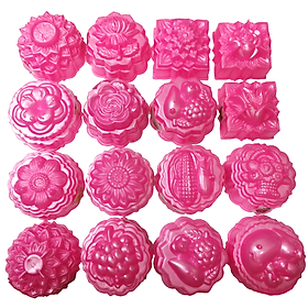 Mua Bộ 10 khuôn rau câu trung thu - Khuôn hồng loại 10 cm - Mã số 1042