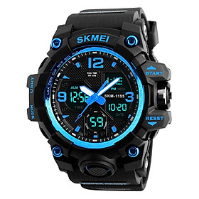 Đồng hồ SKMEI 1155B điện tử nam kỹ thuật số thạch anh Thời trang-Màu xanh dương