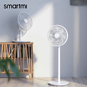 Smartmi Air Circulation Fan Cordless Silent Standing Floor Desktop Office Electric Fan 4 Gears Timing 20H Rechargeable