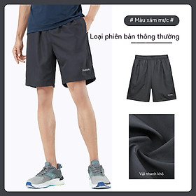 Quần đùi short gió nam CAMEL thể thao Basic trẻ trung năng động - M -  dark gray