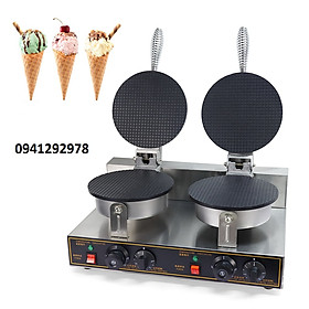 Mua Máy làm vỏ kem ốc quế  máy làm bánh ốc quế công nghiệp đôi