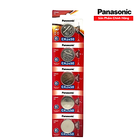 VỈ 5 Viên Pin CR2450 3V Panasonic Hàng Chính Hãng