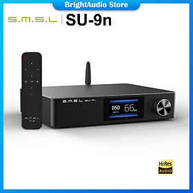 SMSL Su9 Su9n Hi-Res Audio Hifi DAC Decoder Bluetooth 5.0 DSD 512 PCM 768KHz/32 bit LDAC APTX XMOS với màu điều khiển từ xa: Su-9N