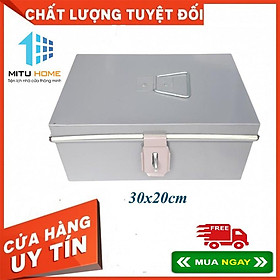 Mua Hòm tôn đựng tiền  đựng tài liệu  hòm tôn nhỏ kích thước 30x20x13cm
