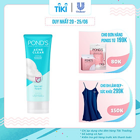 Sữa Rửa Mặt Ngừa Mụn Pond's Acne Clear (100g)