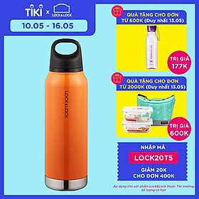 Bình Giữ Nhiệt Bằng Thép Không Gỉ Lock&Lock Loop Tumbler LHC4154ORG (620ml) - Cam