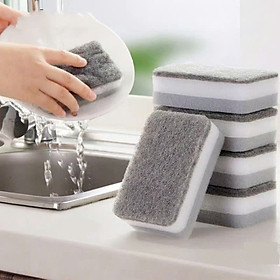 Mua Miếng bọt biển rửa chén bát xoong nồi  bồn rửa chén  lavabo hai mặt siêu sạch tiện dụng