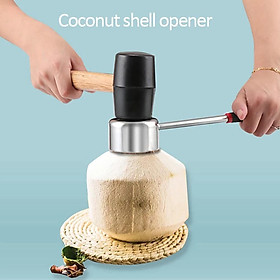 Mua Bộ 3 Dụng Cụ Mở Vỏ Dừa Bằng Thép Không Gỉ Siêu Nhanh - Coconut Shell Opener Tools