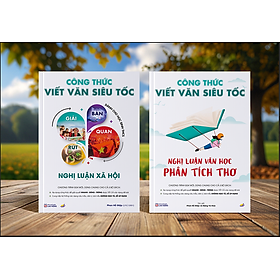 Sách công thức viết văn siêu tốc cho học sinh THCS + cuốn 101 bài văn mẫu nghị luận - Cô Phan Hồ Điệp Đậu Ngọt - 