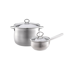 Bộ 2 nồi inox cao cấp La gourmet Classic Petite Set - 017994 (inox 304 18/10, bảo hành 10 năm)