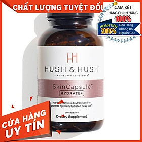 Viên Uống Giữ Ẩm, Cấp Ẩm, Ngăn Khô Da, Mất Nước Image Skincare Hush & Hush SkinCapsule Hydrate+ 60 viên