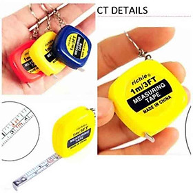 Mua Móc khoá mini thước cuộn 1M - Móc khóa thước kéo mét