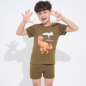 Bộ Đồ Short Thun Bé Trai Thoáng Mát SST032W11