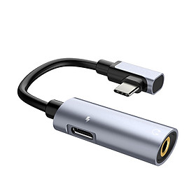 Mua Cáp HOCO L19 Chuyển Đổi Âm Thanh Type-C sang USB Type-C + Audio 3.5mm tiện dụng - Hàng chính hãng - 2 màu